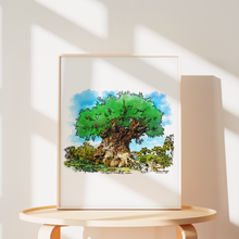 Load image into Gallery viewer, Tree of Life Disneyscape Art Print