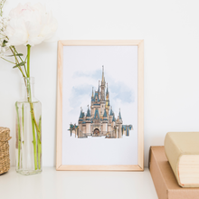 Load image into Gallery viewer, Castle Disneyscape Art Print