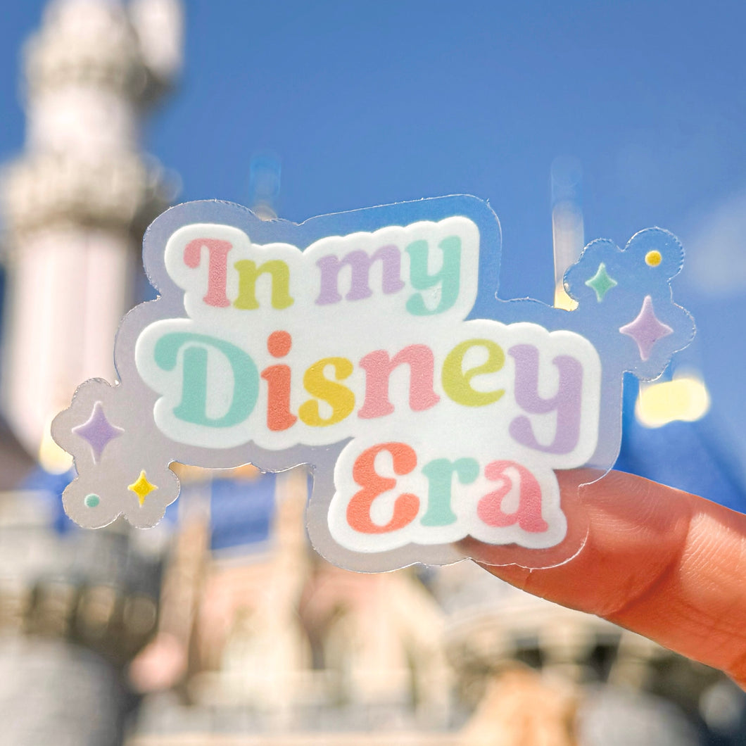 In My Disney Era Transparent Sticker