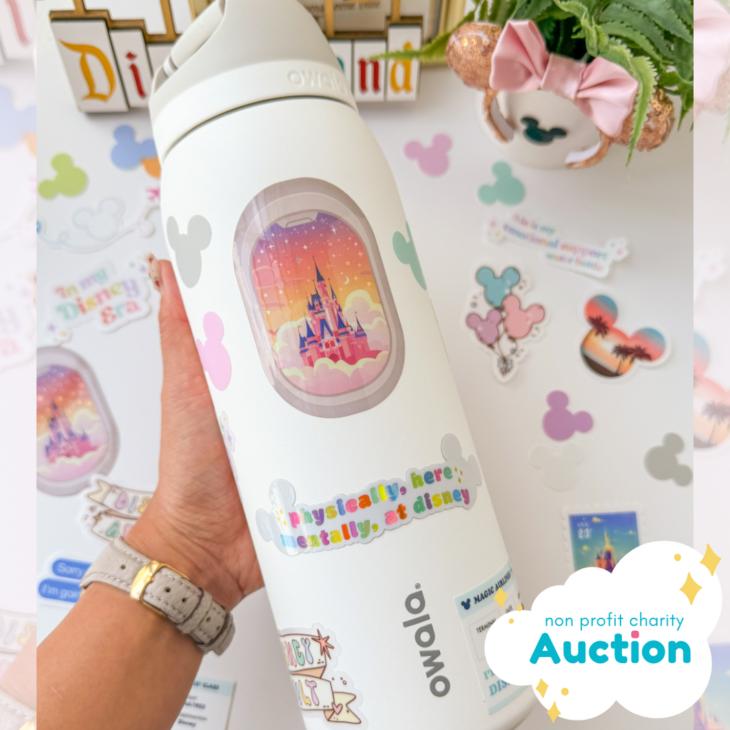 Wanderlust Travel Pre-Decorated Bottle Charity Auction