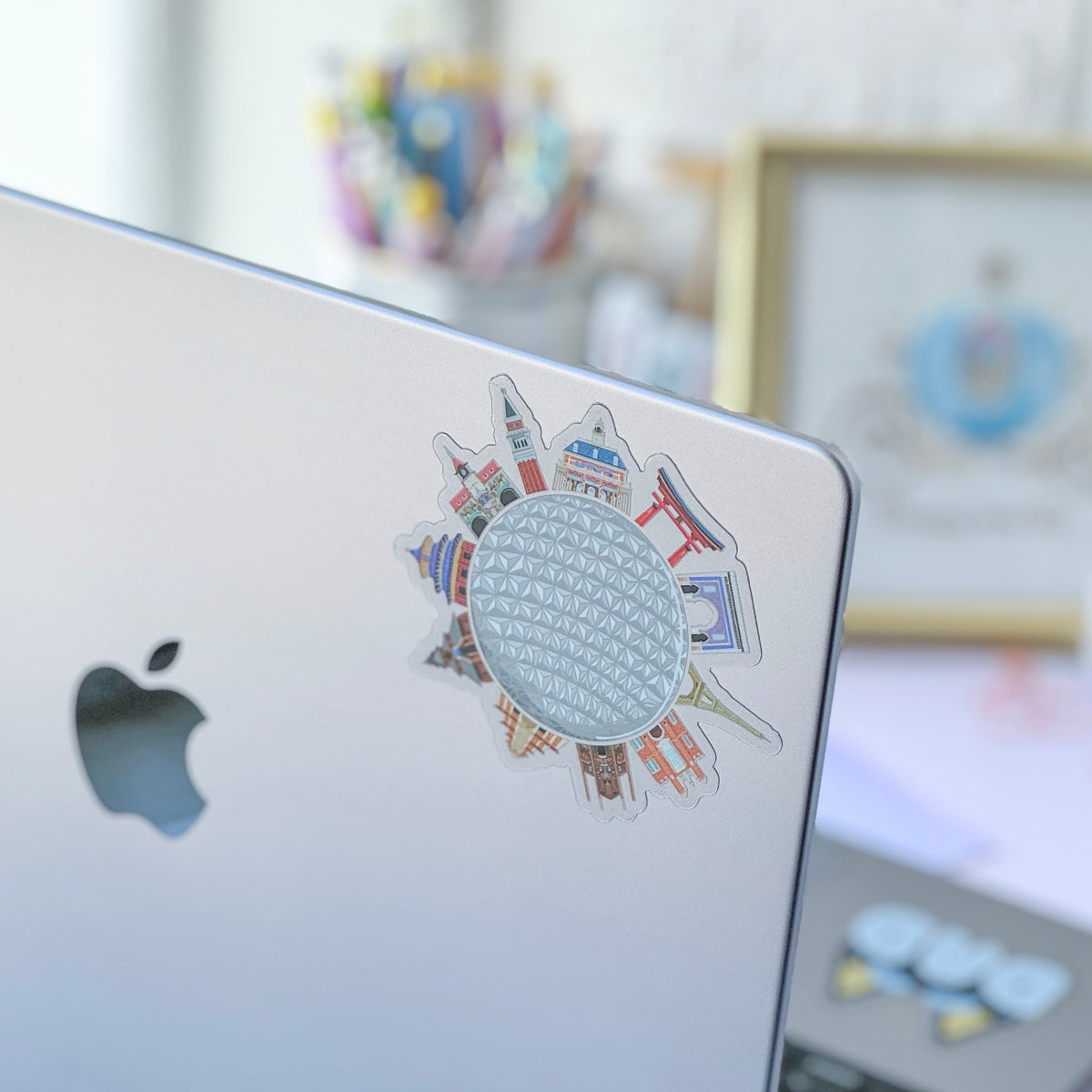 Epcot World Showcase Landmarks Transparent Sticker – Wish Upon Magic
