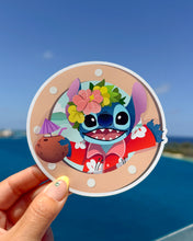 Load image into Gallery viewer, Aloha Stitch Porthole Cruise Magnet
