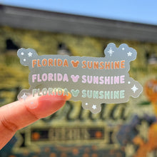 Load image into Gallery viewer, Florida Sunshine Transparent sticker
