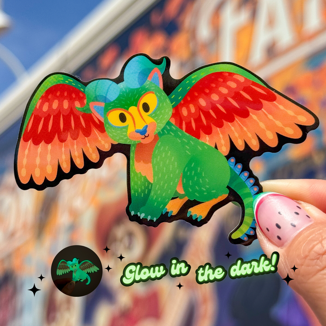 Pepita Alebrije Glow In The Dark Sticker