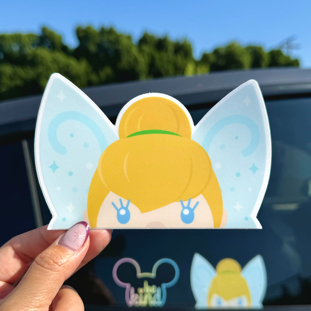 Tinker Bell Peeker Car Decal