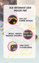 Load image into Gallery viewer, Disneyland Original Entrance Greeting Mouse Pad
