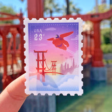Load image into Gallery viewer, Big Hero Postage Stamp Sticker
