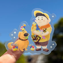 Load image into Gallery viewer, Russell with Dug and Kevins Transparent sticker
