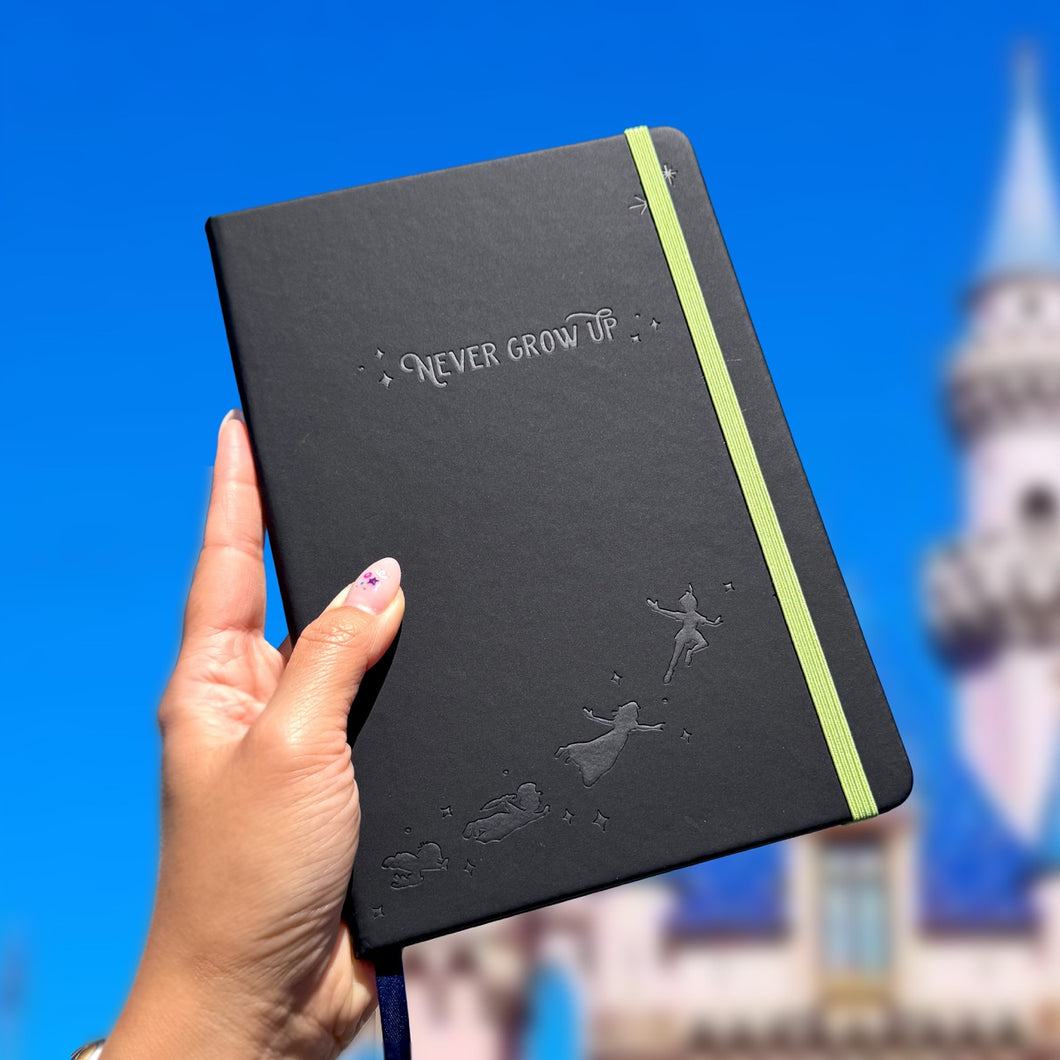 Off To Neverland Embossed Notebook
