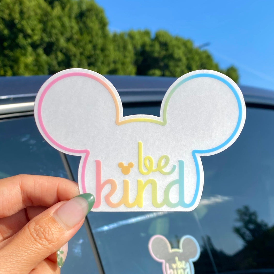 Be Kind Car Decal