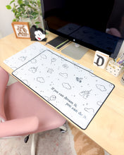 Load image into Gallery viewer, Classic White Sketch Desk Mat
