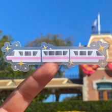 Load image into Gallery viewer, Rainbow Monorail Transparent Sticker
