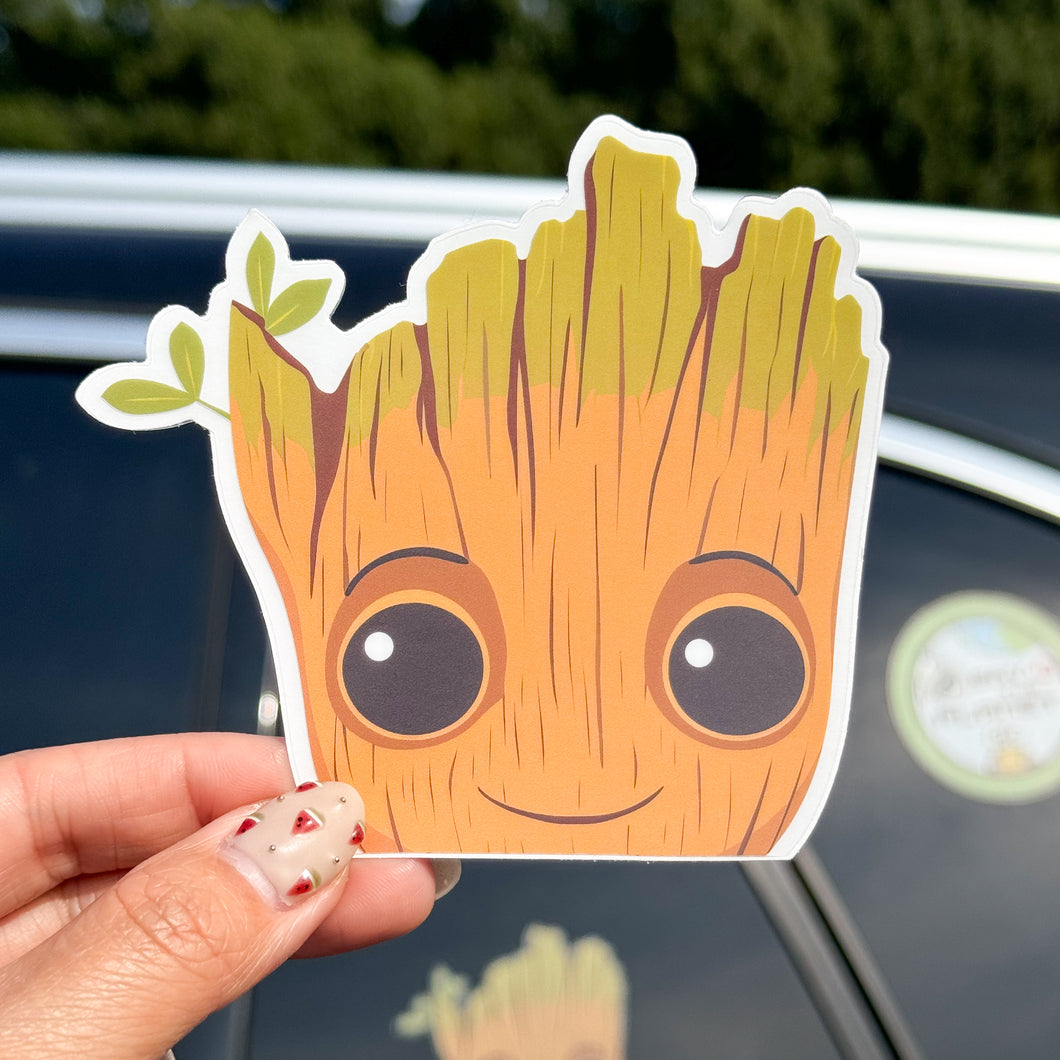 Groot Peeker Car Decal