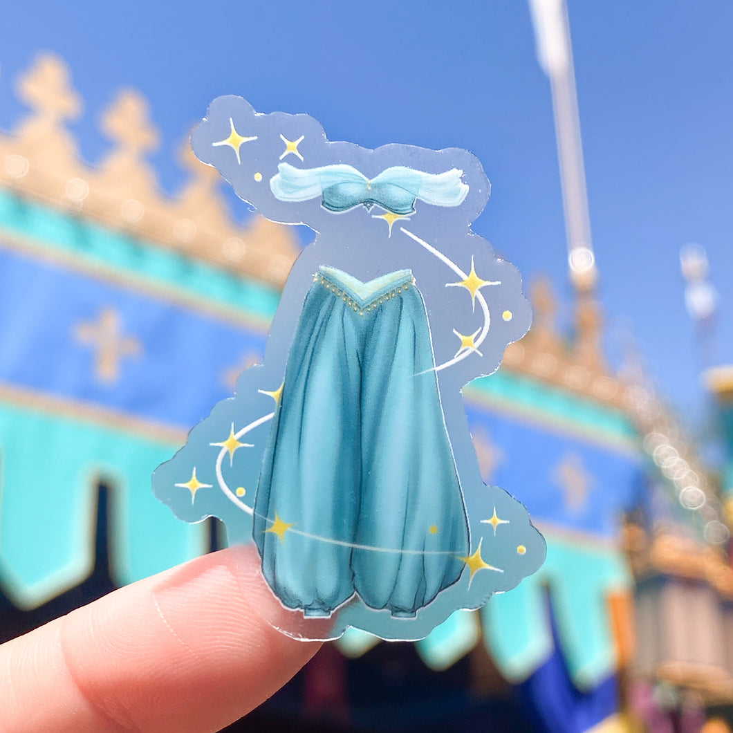 disney jasmine princess dress Jasmine Princess Dress Transparent Sticker – Wish Upon Magic