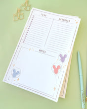 Load image into Gallery viewer, Everyday To Dos Park Balloons Planner Notepad
