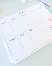 Load image into Gallery viewer, Park Balloons Undated *Weekly* Planner Notepad
