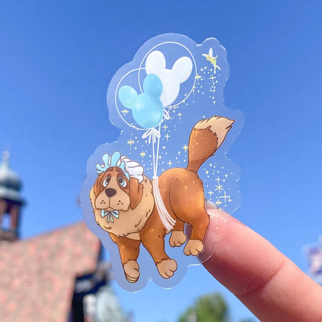 Nana Mickey Balloon Transparent Sticker