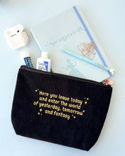 Load image into Gallery viewer, Here You Leave Corduroy Pouch
