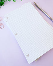 Load image into Gallery viewer, Hidden Mickey Grid Paper Notepad
