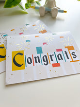 Load image into Gallery viewer, Congrats Fireworks Greeting Card
