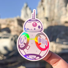 Load image into Gallery viewer, BB Pink Droid Holographic Sticker
