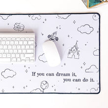 Load image into Gallery viewer, Classic White Sketch Desk Mat
