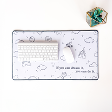 Load image into Gallery viewer, Classic White Sketch Desk Mat
