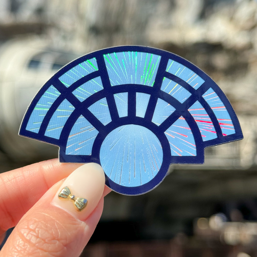Hyperspace Holographic Sticker