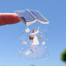 Load image into Gallery viewer, Belle Take Me Away Reading Transparent sticker
