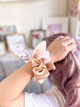 Load image into Gallery viewer, Neutral Multiway Bunny Satin Scrunchie
