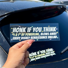Load image into Gallery viewer, Honk for Powerline Transfer Sticker
