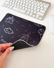 Load image into Gallery viewer, Black Classic Sketch Mouse Pad
