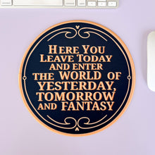 Load image into Gallery viewer, Walt&#39;s Entrance Greeting Mouse Pad
