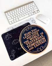 Load image into Gallery viewer, Black Classic Sketch Mouse Pad

