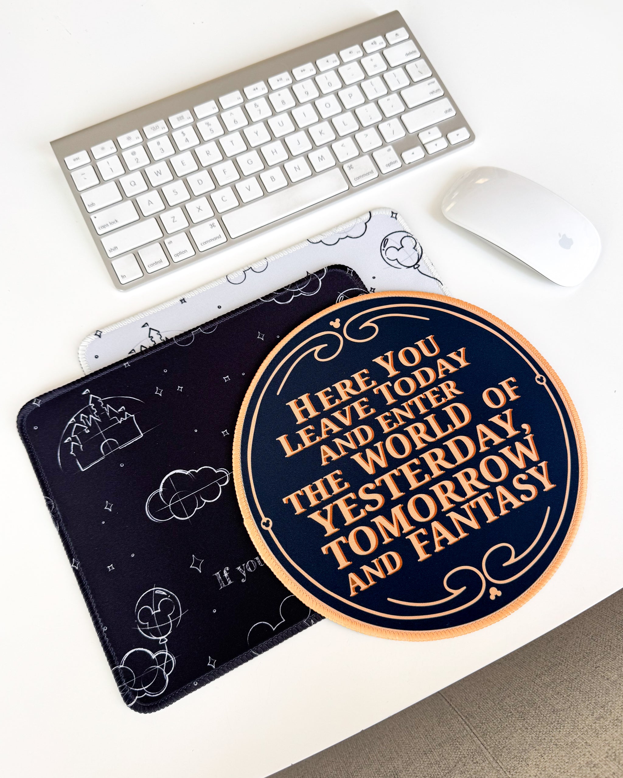 Mouse Pad, Fabric, Emory University Standard/Classic Black
