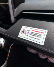 Load image into Gallery viewer, For Your Enjoyment Safety Sticker
