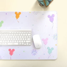 Load image into Gallery viewer, Balloons &amp; Fireworks Desk Mat
