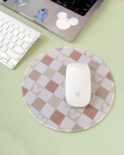 Load image into Gallery viewer, Latte Checkered Mouse Pad
