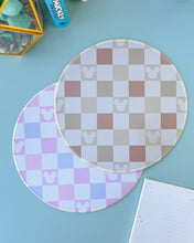 Load image into Gallery viewer, Cotton Candy Checkered Mouse Pad
