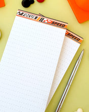 Load image into Gallery viewer, Speed, Focus, Kachow! List Notepad
