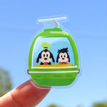Load image into Gallery viewer, Green Skyliner Friends Transparent Sticker
