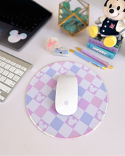 Load image into Gallery viewer, Cotton Candy Checkered Mouse Pad
