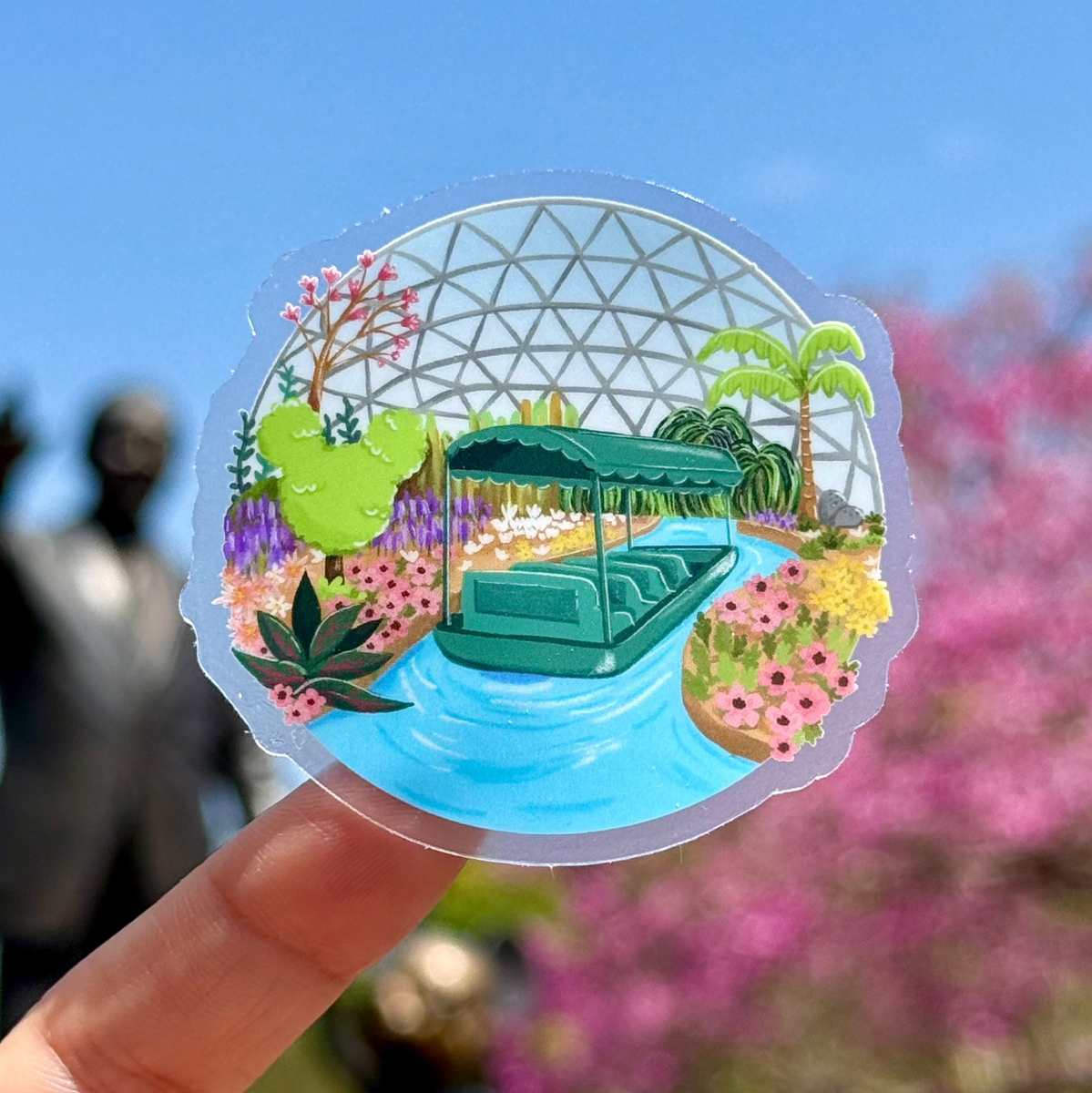 Living with the Land Epcot Transparent Sticker – Wish Upon Magic