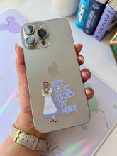 Load image into Gallery viewer, Okay but I'm Bringing My Books Belle Transparent Sticker
