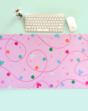 Load image into Gallery viewer, Pastel Holiday Lights Desk Mat
