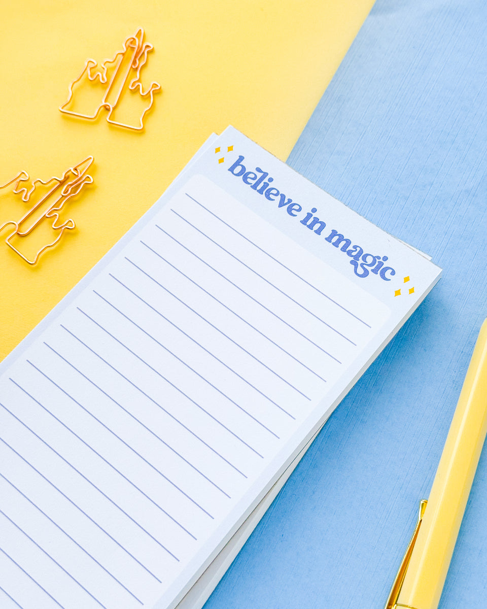 Believe In Magic List Notepad – Wish Upon Magic