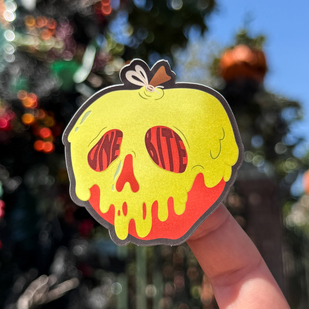 One Bite Matte Holographic Sticker
