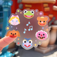 Load image into Gallery viewer, Muppet Babies Wreath Transparent  Sticker
