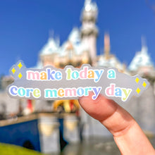 Load image into Gallery viewer, Make Today A Core Memory Day Transparent Sticker
