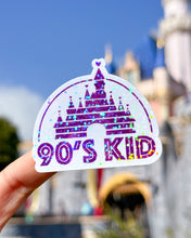 Load image into Gallery viewer, Pink 90&#39;s Kid Holographic Glitter Sticker
